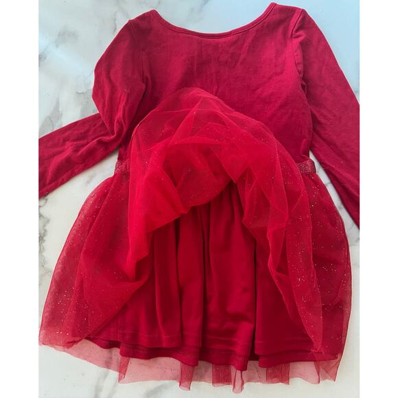 The Children’s Place Girls Glitter Snowflake dress - Picture 4 of 4